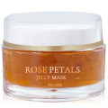 Masque facial de gelée de soin de peau de pétale de rose de sommeil coréen hydratant de haute qualité organique